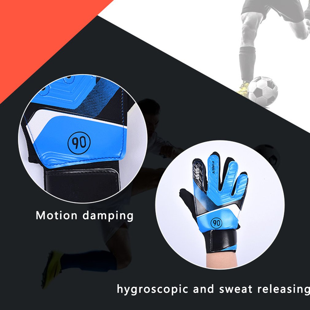 Children's Football Goalkeeper Anti-Slip Latex Gloves