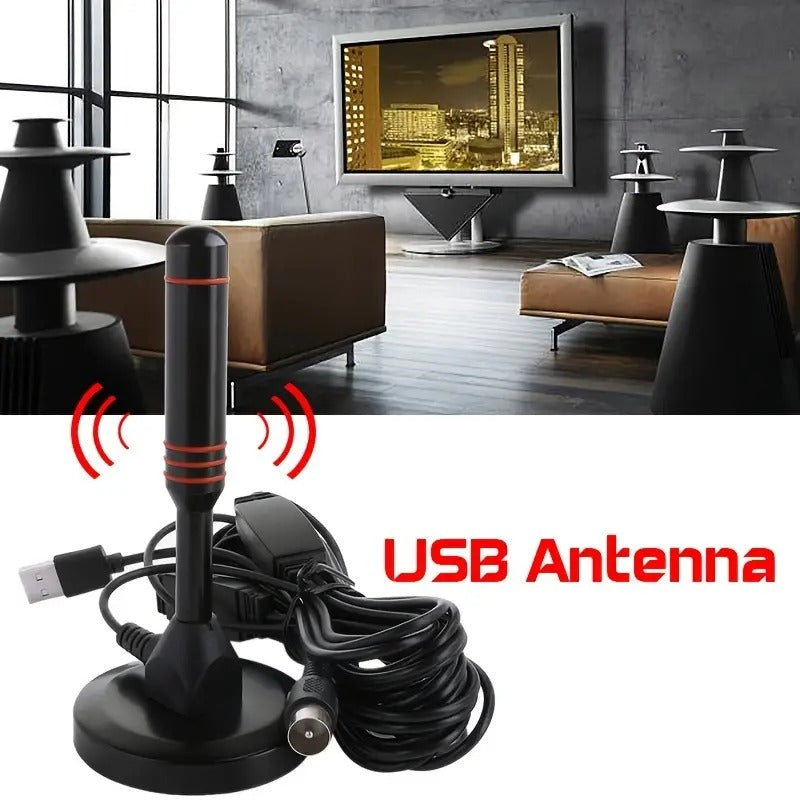 Indoor/Outdoor Suction Cup TV Antenna DTMB DVB-T2