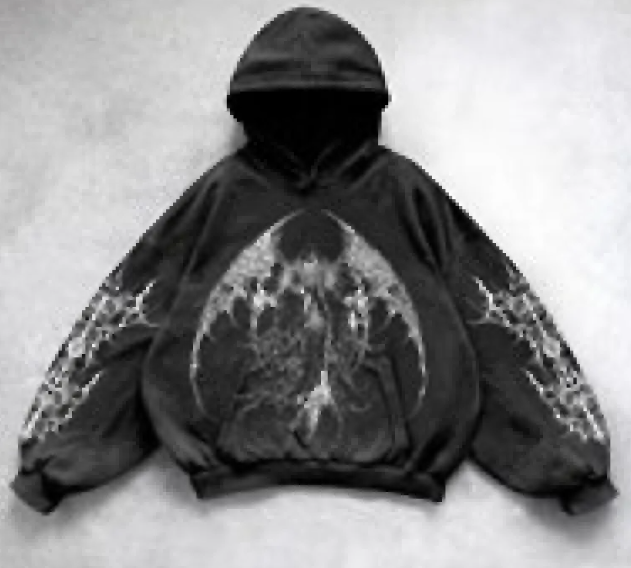 Hooded Printed Hip Hop Y2G Streetwear Sweatshirt