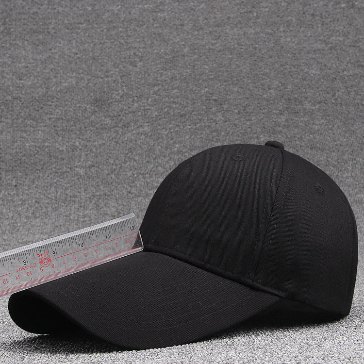 11CM Long Brim Baseball Cap - Cotton Blank Golf Hat