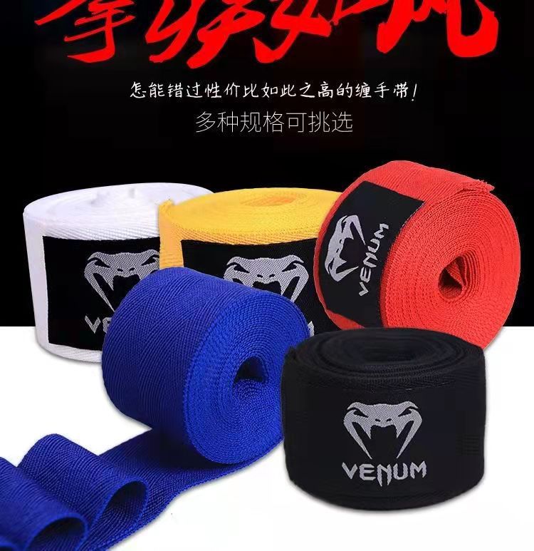 "Boxing Hand Wraps Cotton Elastic for Martial Arts"