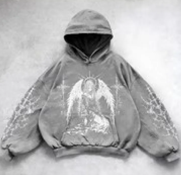 Hooded Printed Hip Hop Y2G Streetwear Sweatshirt
